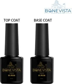 Bone Vista - Base & Top Coat Nagellak Set - Gel Nagellak - UV Gellak Set - Topcoat - Basecoat