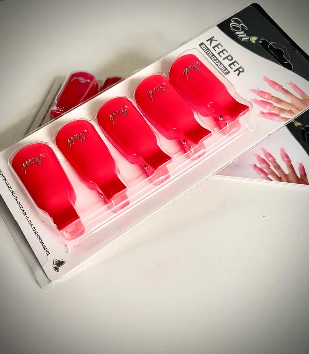 Nagellak Remover Clips | Nagelclips | 10 Stuks | Alles Kleuren 2 Nagellak Remover Clips | Nagelclips | 10 Stuks | Alles Kleuren - Afbeelding 2