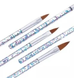 Jawes- Acryl Penselen- 5 Stuks - Acryl Nagels- Arcylpenselen- Acryl- Nagels- Polygel- Nagellak- Gelnagels- Gereedschap- Nagelstyliste- Gellak- Nagelgereedschap- Nail Art