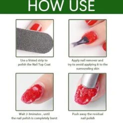 Magic Soak Off Nailpolish Remover - Magische Gellak Remover - 2 X 15 Ml!!! - Inclusief Nagelvijl, Bokkepootje En Olie - Nagellak Verwijderaar - Gellak Remover - -Essie 1175x1200