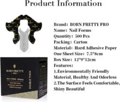 Born Pretty - Nagelsjablonen - 500 Stuks - Nagel Sjablonen - Nagel Stickers - Nail Forms - Nagel Sjablonen Verlenging - Nagelvormen - Nagel Sjablonen Stiletto - Nail Sjablonen - Nail Sjablonen Form - Nail Sjablonen Vorm - Nagelverlenging -Essie 1200x1015