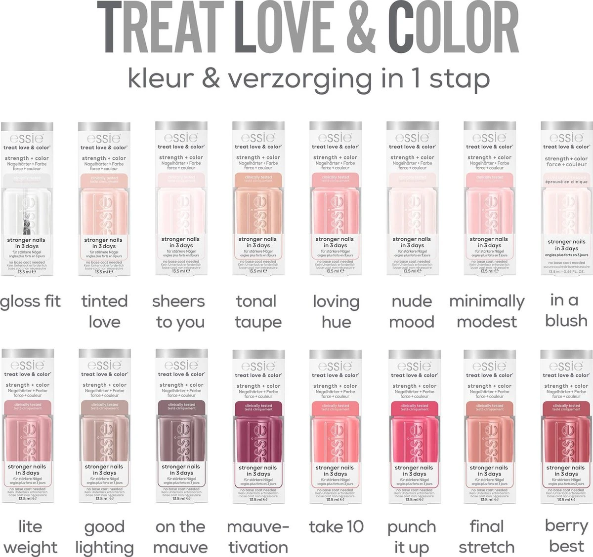 Essie - TREAT LOVE & COLOR™ - 30 Minimally Modest - Roze Nagellak - 13,5 Ml 4 Essie - TREAT LOVE & COLOR™ - 30 Minimally Modest - Roze Nagellak - 13,5 Ml - Afbeelding 4