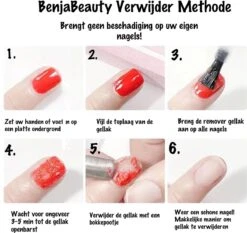 BenjaBeauty Gellak Remover - Nagellak Remover - Nagellak - Pedicure - Manicure - Gel Polish 10 BenjaBeauty Gellak Remover - Nagellak Remover - Nagellak - Pedicure - Manicure - Gel Polish -Essie 1200x1131 1
