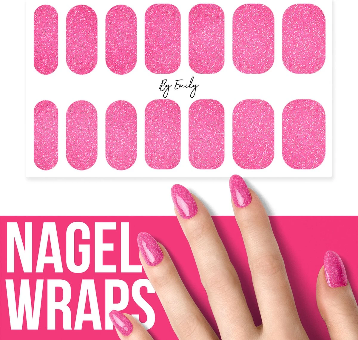 By Emily - Nagel Wrap - Sparkly Violet Red | 14 Stickers | Nail Wrap | Nail Art | Trendy | Design | Nagellakvrij | Eenvoudig | Nagel Wrap | Nagel Stickers | Folie | Zelfklevend | Sjablonen 1 By Emily - Nagel Wrap - Sparkly Violet Red | 14 Stickers | Nail Wrap | Nail Art | Trendy | Design | Nagellakvrij | Eenvoudig | Nagel Wrap | Nagel Stickers | Folie | Zelfklevend | Sjablonen