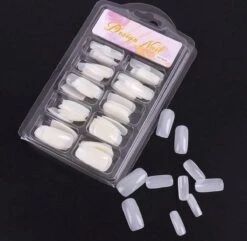 Knaak Nageltips Set Wit - 100 Stuks - French Nail Art Acryl Nagels En Gelnagels