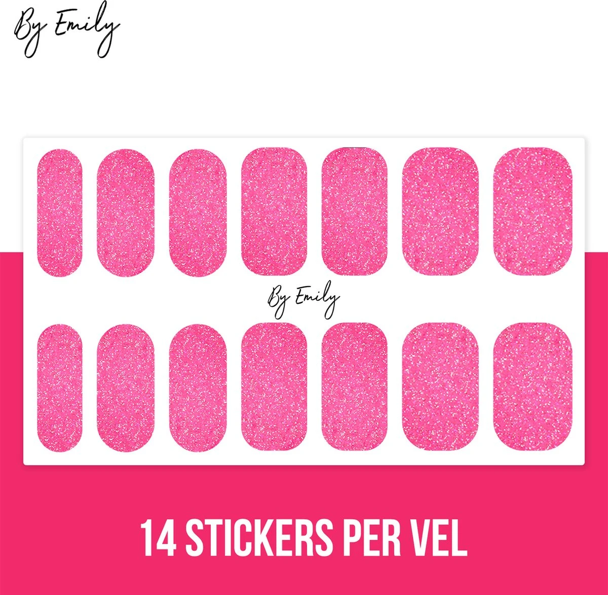 By Emily - Nagel Wrap - Sparkly Violet Red | 14 Stickers | Nail Wrap | Nail Art | Trendy | Design | Nagellakvrij | Eenvoudig | Nagel Wrap | Nagel Stickers | Folie | Zelfklevend | Sjablonen 4 By Emily - Nagel Wrap - Sparkly Violet Red | 14 Stickers | Nail Wrap | Nail Art | Trendy | Design | Nagellakvrij | Eenvoudig | Nagel Wrap | Nagel Stickers | Folie | Zelfklevend | Sjablonen - Afbeelding 4