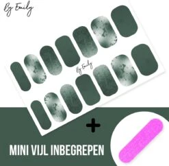 By Emily - Nagel Wrap - Greeny Gray | 14 Stickers Per Vel | Nail Wrap | Nail Art | Trendy | Design | Nagellakvrij | Eenvoudig | Nagel Art | Nagel Wrap | Nagel Stickers | Folie | Zelfklevend | Sjablonen 13 By Emily - Nagel Wrap - Greeny Gray | 14 Stickers Per Vel | Nail Wrap | Nail Art | Trendy | Design | Nagellakvrij | Eenvoudig | Nagel Art | Nagel Wrap | Nagel Stickers | Folie | Zelfklevend | Sjablonen -Essie 1200x1177 25