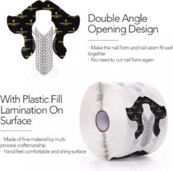 Born Pretty - Nagelsjablonen - 500 Stuks - Nagel Sjablonen - Nagel Stickers - Nail Forms - Nagel Sjablonen Verlenging - Nagelvormen - Nagel Sjablonen Stiletto - Nail Sjablonen - Nail Sjablonen Form - Nail Sjablonen Vorm - Nagelverlenging -Essie 1200x1181 34