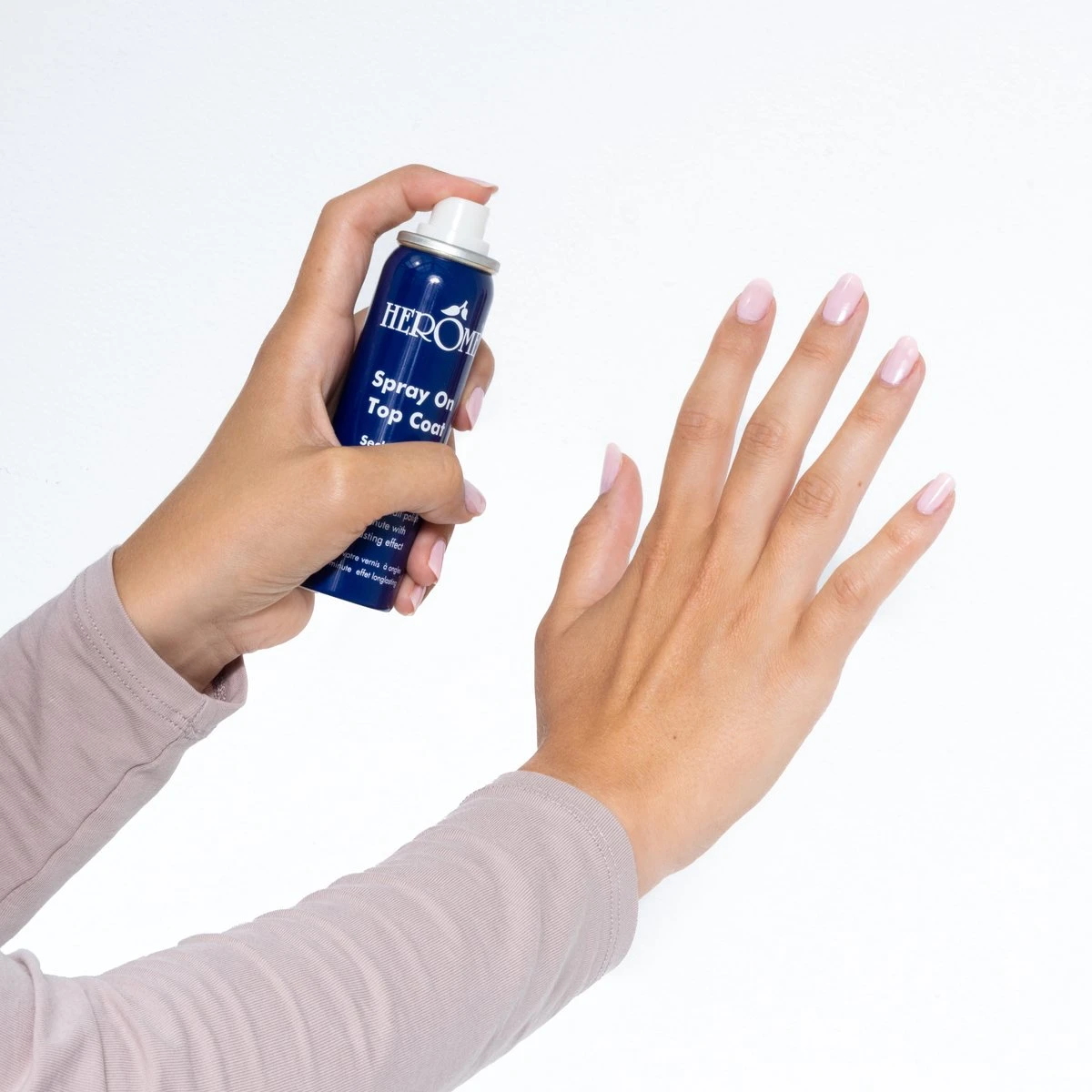 Herome Spray On Top Coat - Beschermde En Droge Nagels In 1 Minuut - Long Lasting Effect - 75ml. 3 Herome Spray On Top Coat - Beschermde En Droge Nagels In 1 Minuut - Long Lasting Effect - 75ml. - Afbeelding 3