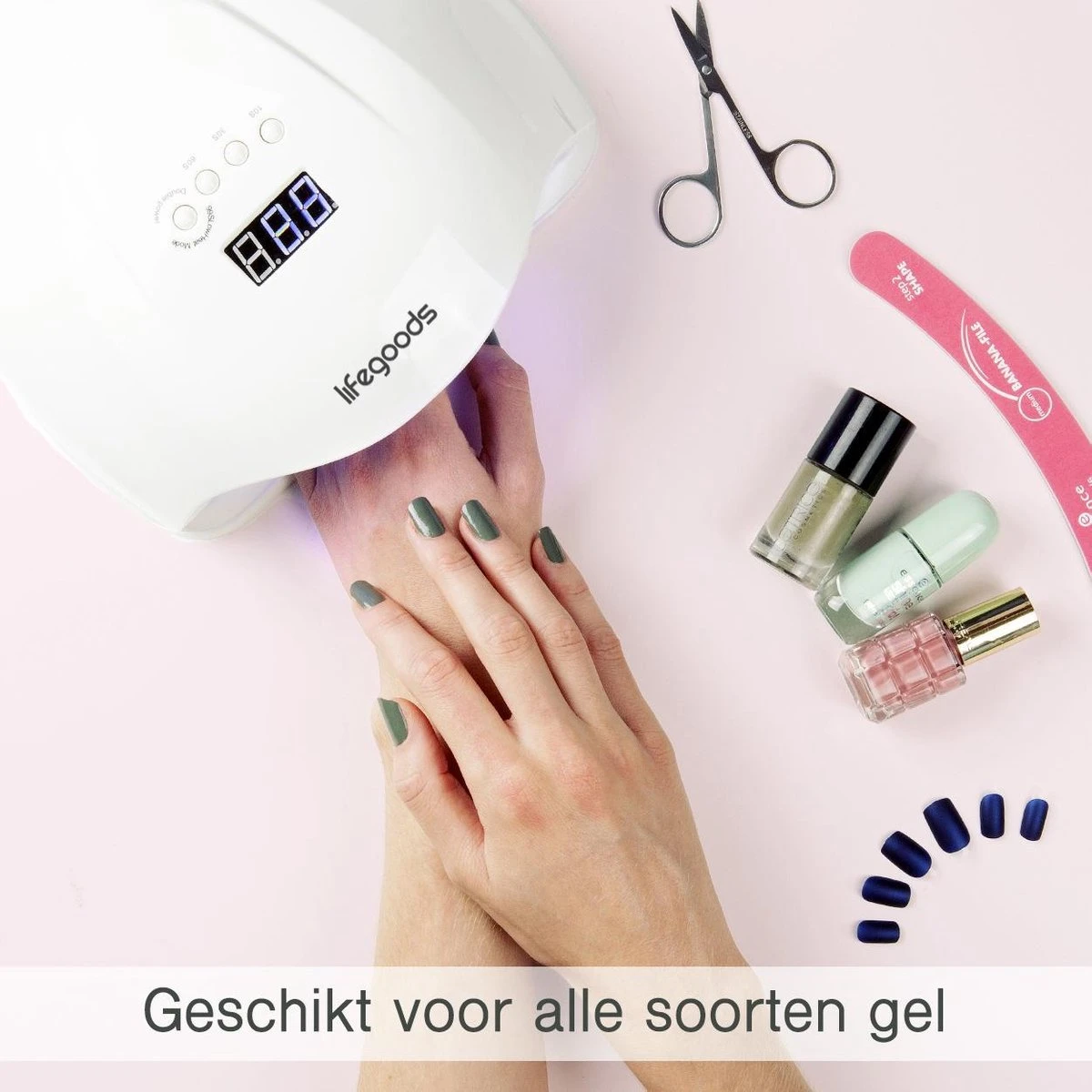 LifeGoods Nageldroger - Voor Gelnagels - 36 LED's - 54W 2 LifeGoods Nageldroger - Voor Gelnagels - 36 LED's - 54W - Afbeelding 2