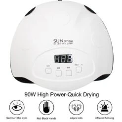 Nageldroger- 90 Watt LED UV Inclusief Manicure- Pedicure Set - Professioneel - Nagel Lamp LED - Professionele Nageldroger - Ledlamp - Gel Nagellak - Gelpolish - Gel Nagels - Builder Gel - Acryl -Essie 1200x1200 415