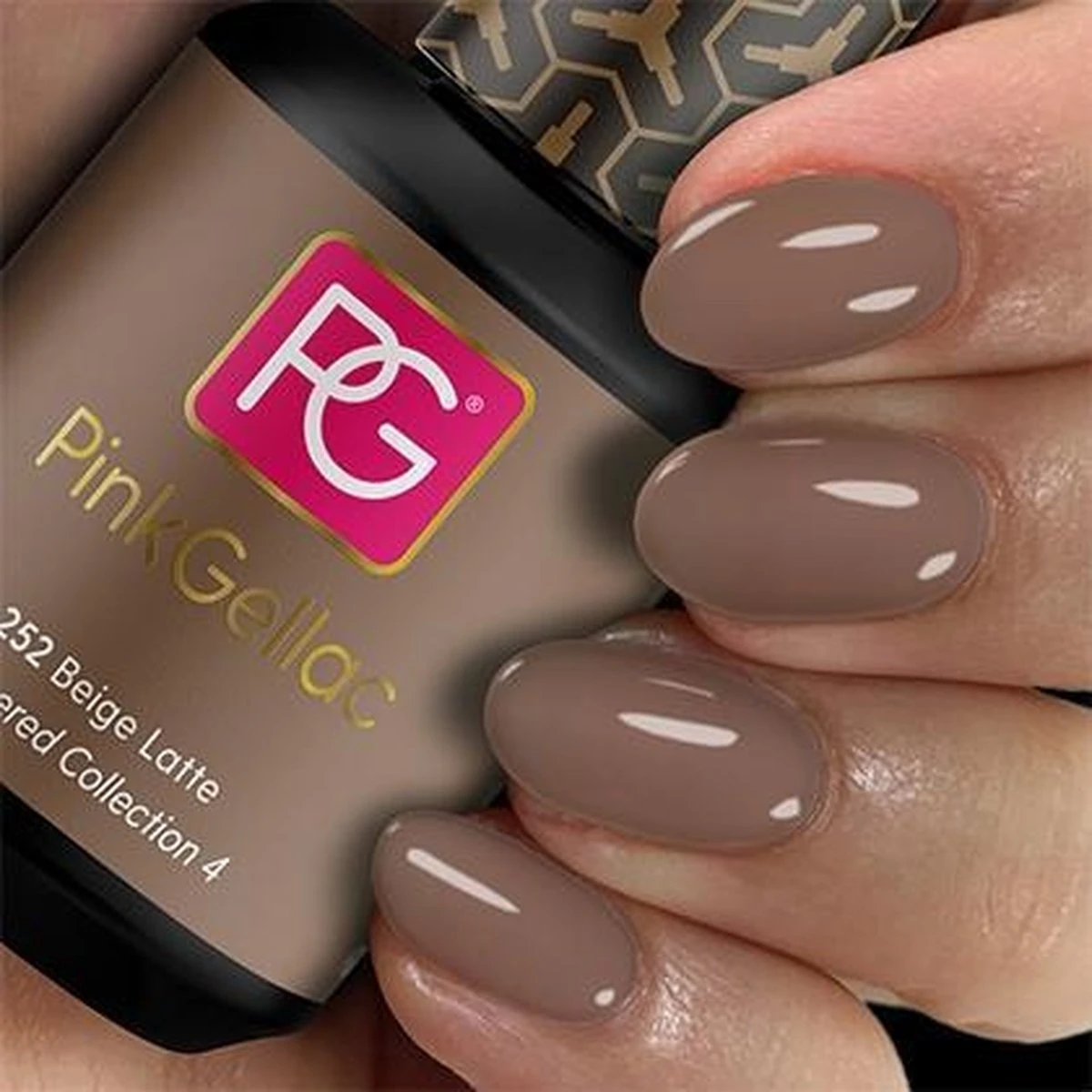 Pink Gellac - Beige Latte - Gellak - Vegan - Beige - Glanzend - 15ml 11 Pink Gellac - Beige Latte - Gellak - Vegan - Beige - Glanzend - 15ml - Afbeelding 11