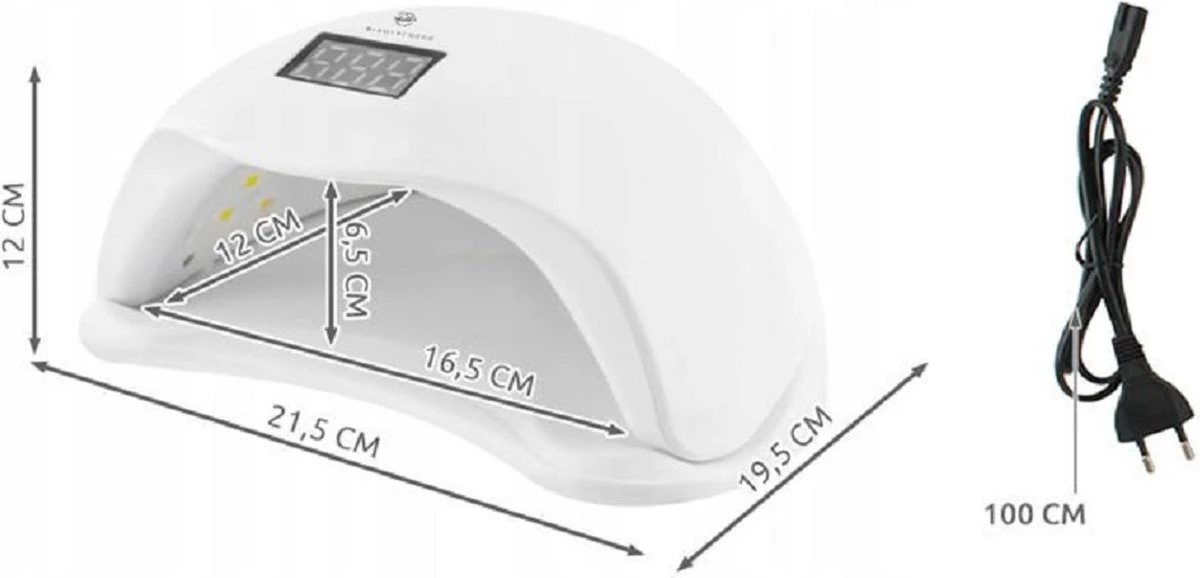 Beautylushh Nageldroger UV Lamp Met Bewegingssensor - Perfect Voor Manicure - Met 24 Dual LED Lampen 5 Beautylushh Nageldroger UV Lamp Met Bewegingssensor - Perfect Voor Manicure - Met 24 Dual LED Lampen - Afbeelding 5