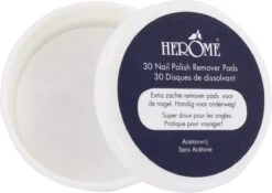 Herome Nagellakremover Pads - Nagellakverwijderaar Pads - Acetonvrij, Mild Reinigend En Droogt Niet Uit - Handig Voor Onderweg Travelsize- 30 Pads -Essie 1200x850