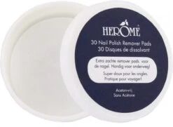 Herome Nagellakremover Pads - Nagellakverwijderaar Pads - Acetonvrij, Mild Reinigend En Droogt Niet Uit - Handig Voor Onderweg Travelsize- 30 Pads -Essie 1200x881