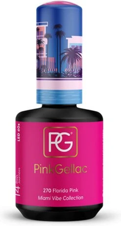 Pink Gellac - Florida Pink - Gellak - Vegan - Roze - Glanzend - 15ml 17 Pink Gellac - Florida Pink - Gellak - Vegan - Roze - Glanzend - 15ml -Essie 646x1200