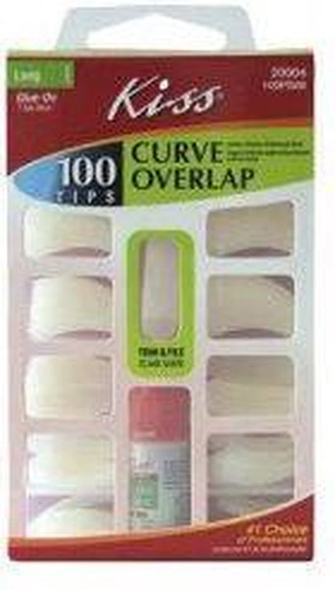 Kiss Nail & Lym Curve Overlap - 100 Stuks - Nageltips 2 Kiss Nail & Lym Curve Overlap - 100 Stuks - Nageltips - Afbeelding 2