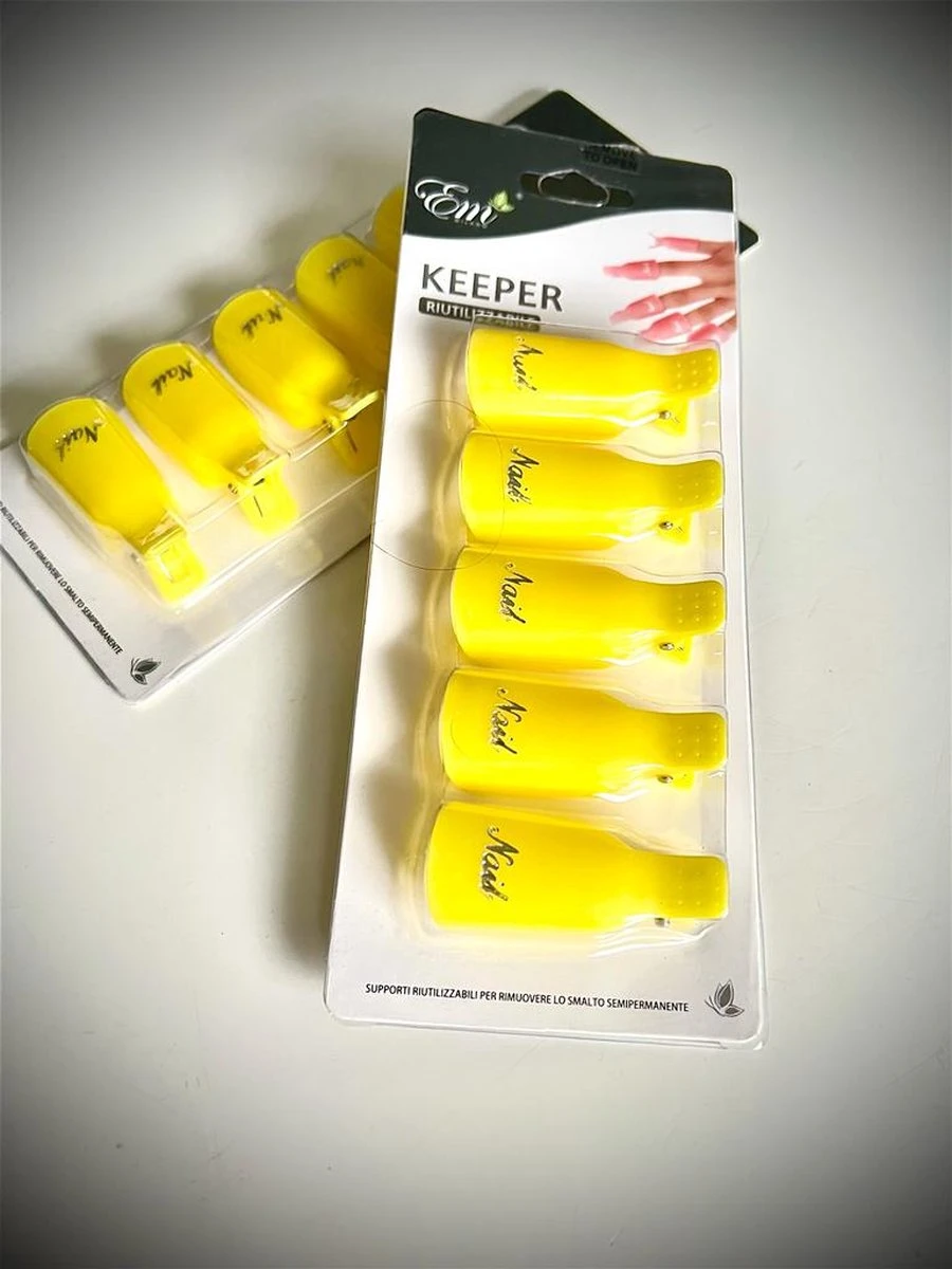 Nagellak Remover Clips | Nagelclips | 10 Stuks | Alles Kleuren 6 Nagellak Remover Clips | Nagelclips | 10 Stuks | Alles Kleuren - Afbeelding 6