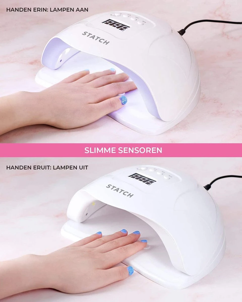 Statch LED Nageldroger Voor Gelnagels - Inclusief Bewegingssensor En Timer – 36LED Lampen- LCD Display 13 Statch LED Nageldroger Voor Gelnagels - Inclusief Bewegingssensor En Timer – 36LED Lampen- LCD Display - Afbeelding 13